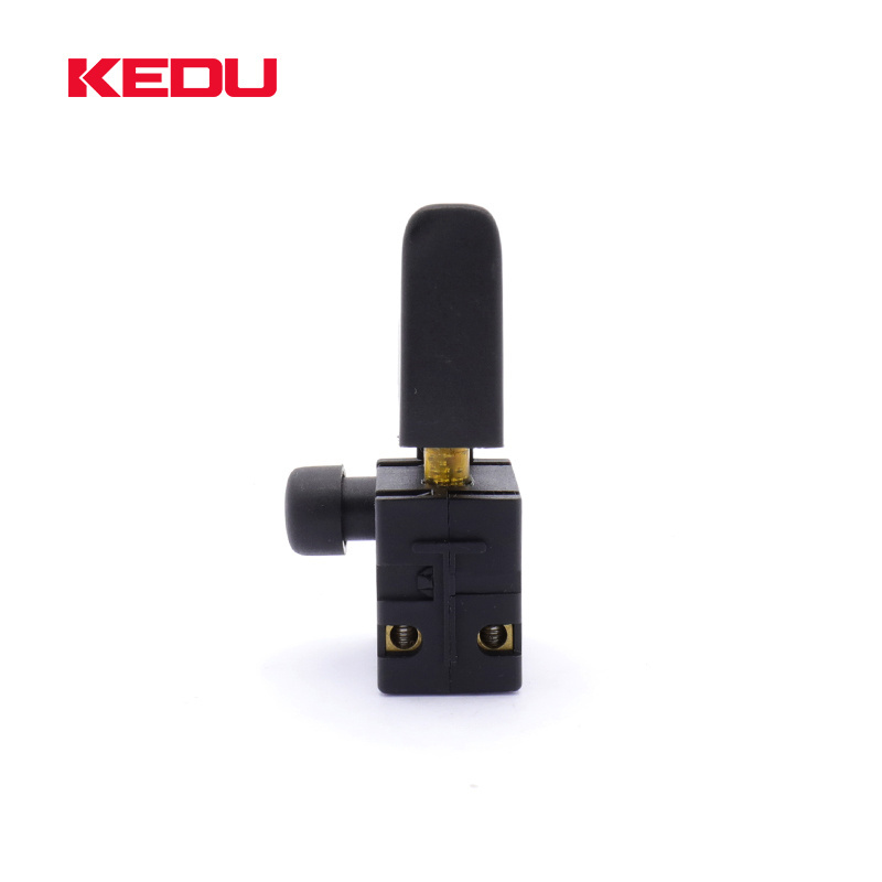 KEDU High Quality HY15DC 250V 12A IP50 Push Button Switch Lock ON Trigger Switch For Round Saw