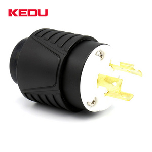 KEDU Industrial Grade 20amp 277V AC NEMA L7-20P Plug Locking Twist Lock Plug for Generator Power