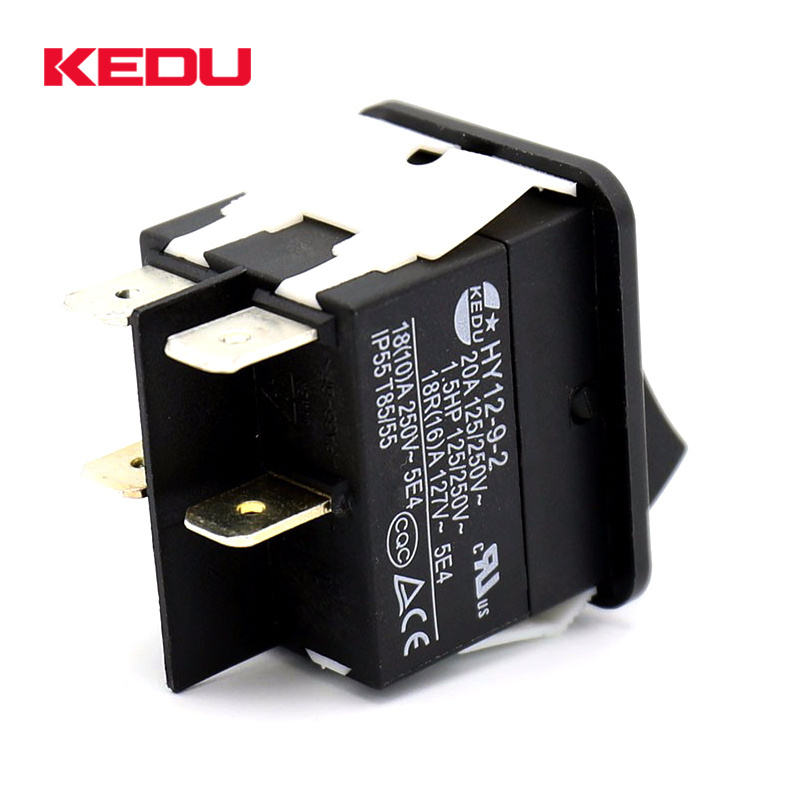 KEDU HY12 20A 250V ON/OFF SPDT Boat Rocker Switch With UL TUV CE CQC