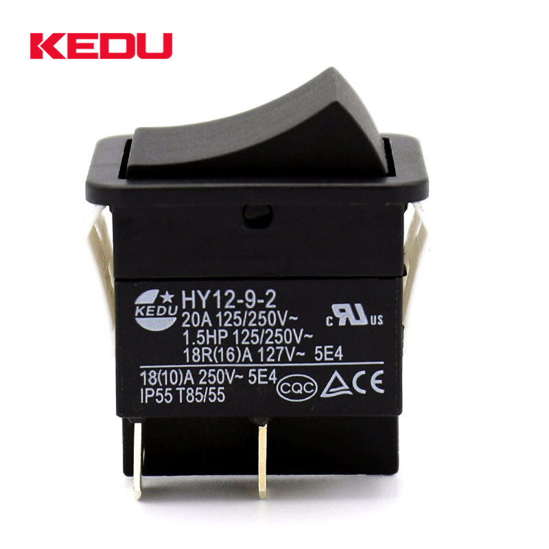 KEDU HY12 20A 250V ON/OFF SPDT Boat Rocker Switch With UL TUV CE CQC