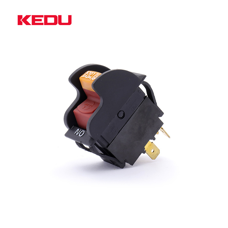 KEDU HY7 Safety Household Electrical Key Switch SPST DPST ON OFF Toggle Switch Lock Switch  With UL TUV CE