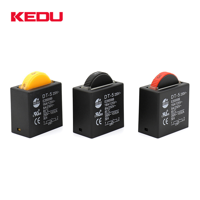 KEDU DT-5 250V 8A Dustproof Thumbwheel Type AC Electronic Speed Adjusting Switch With SCR