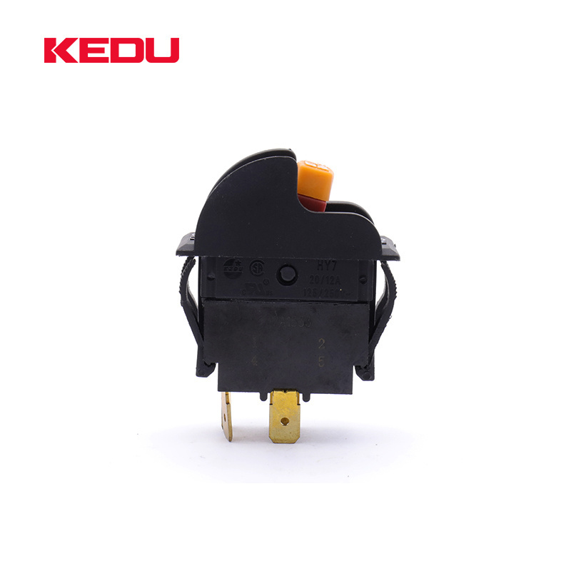 KEDU HY7 Safety Household Electrical Key Switch SPST DPST ON OFF Toggle Switch Lock Switch  With UL TUV CE