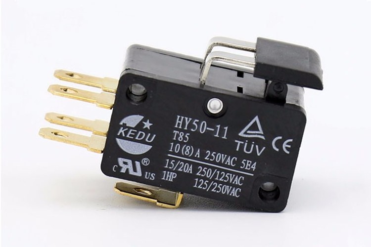 KEDU HY50-11 2NO+2NC 10a t85 micro switch With UL TUV CE