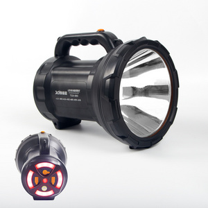 22W LED Big Search Lamp with 2 USB Output Ports Rechargeable Super Bright Searchlight With SOS blinking and marquee feature