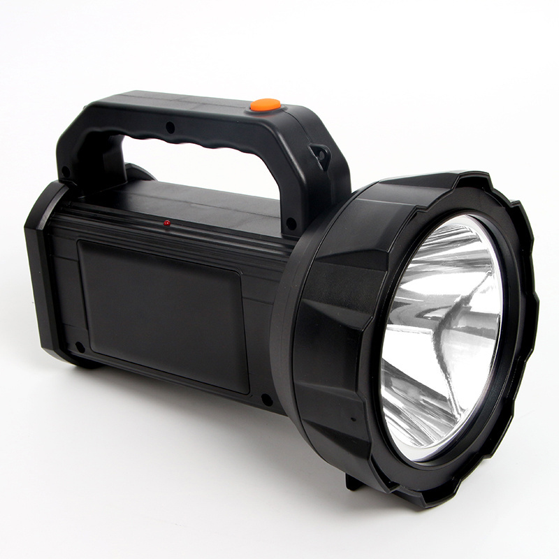 3000 mAh rechargeable LED search lamp 7.5W super bright outdoor searchlight with sidelight and SOS lighting functions