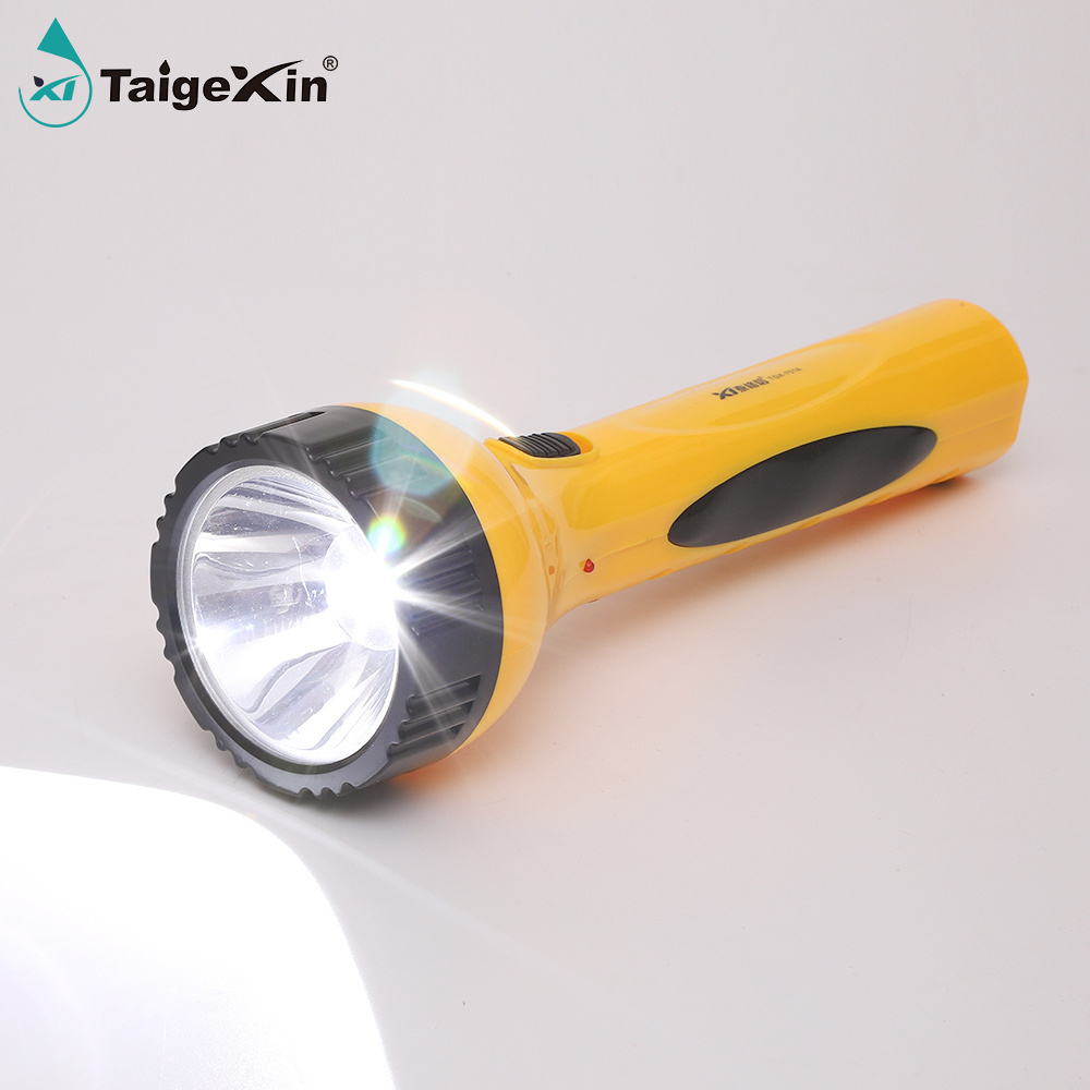 New arrival LED rechargeable flashlight big sourcing lamp indoor super bright led torch outdoor patrol flash lights