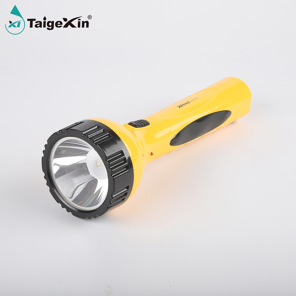 New arrival LED rechargeable flashlight big sourcing lamp indoor super bright led torch outdoor patrol flash lights