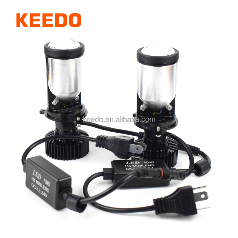 3000K 4300K Keedo OEM ODM Y6 Y6D Y6S Y7 Y8 H4 Projector Bi Led Head Light 6000K Mini Lens Auto Led Headlight Bulb