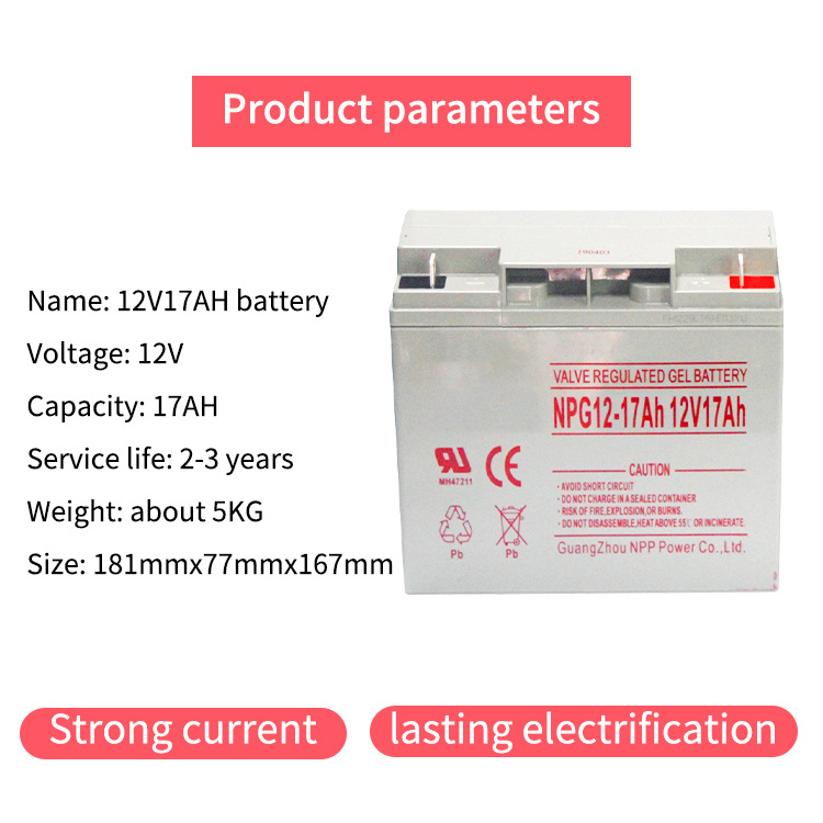 Good quality Cohendi sealed 12v17ah bms rechargeable deep cycle battery 12v 17AH solar sealed agm lead acid batteries