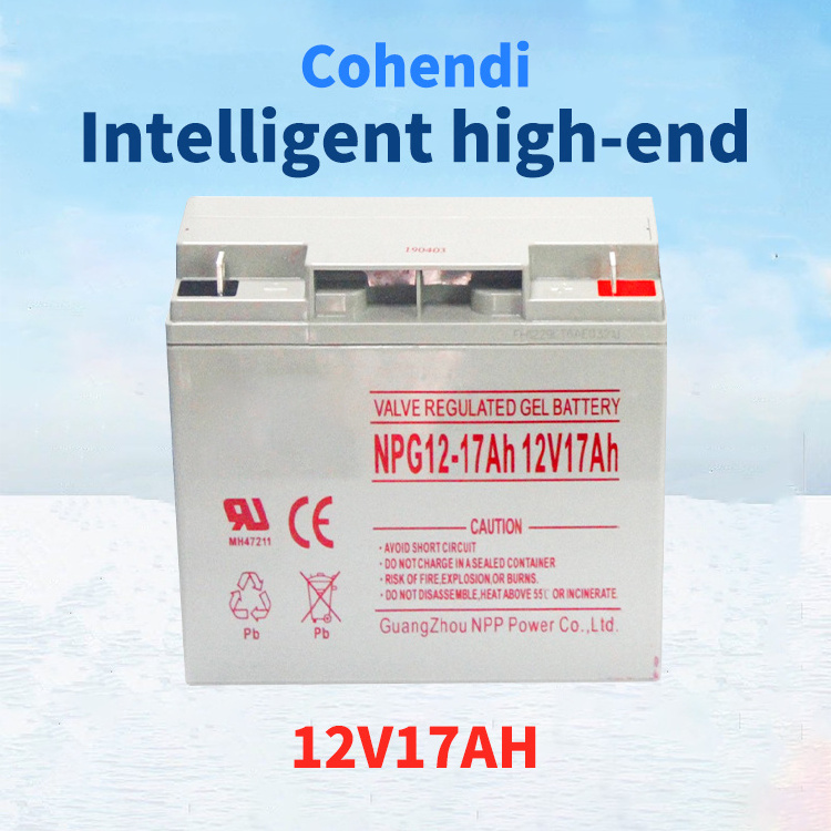 Good quality Cohendi sealed 12v17ah bms rechargeable deep cycle battery 12v 17AH solar sealed agm lead acid batteries