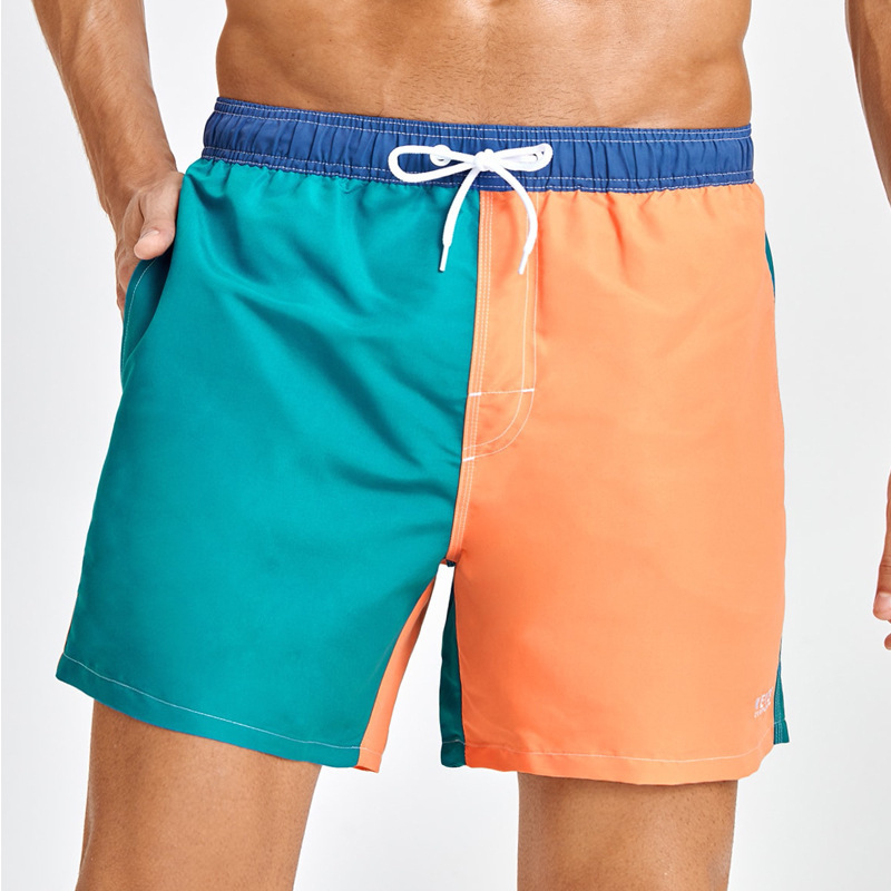 Customized Logo High Quality Swim Trunks Summer Quick Dry Board Shorts 6 Inseam Swim Trunks Lining Men Casual Woven Gym Shorts