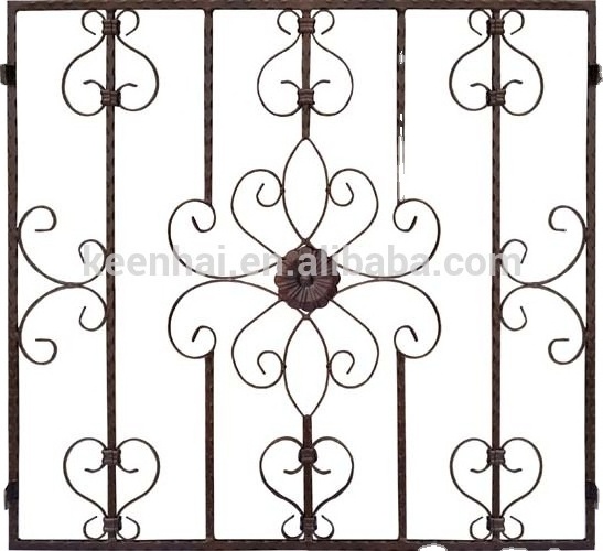 Keenhai OEM Custom Modern French House Window Grill Industrial Design with Folding Screen Feature Decorative Fabrication Image