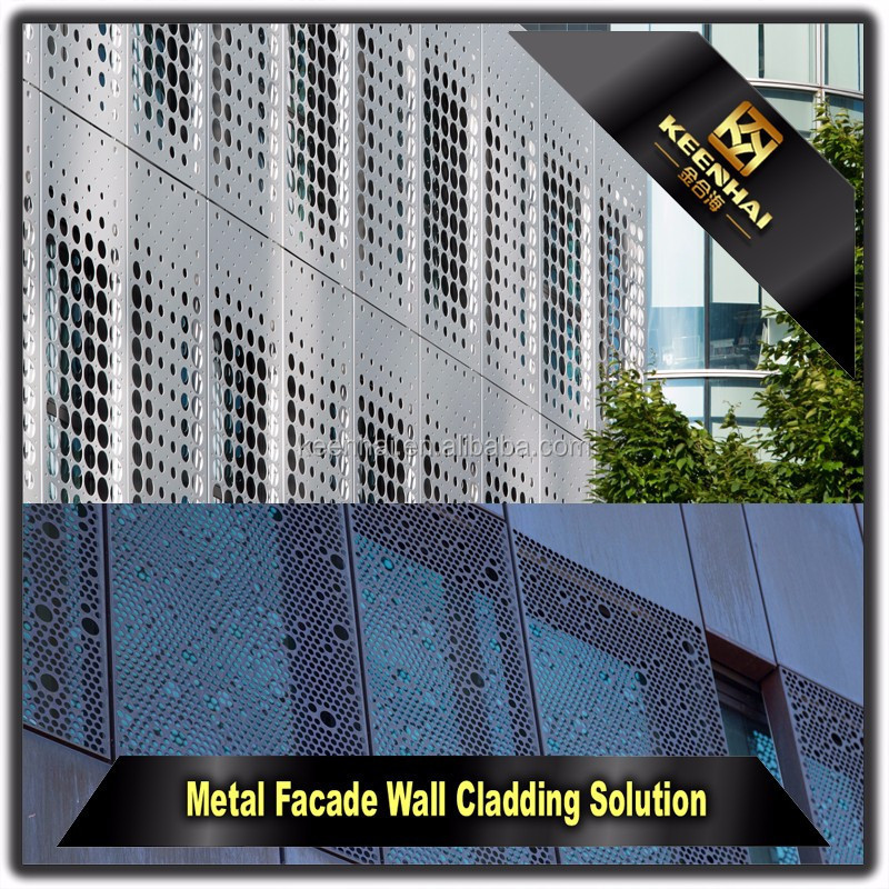 Aluminum Carved Panel Laser Cutting Perforated Facade Decoration Indoor Wall Basement Household Entertainment Commerce Use