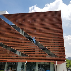 China-Made Building Projection Wall Clad External Aluminum Ventilated Terracotta Facade Panels Mirror Surface Treatment