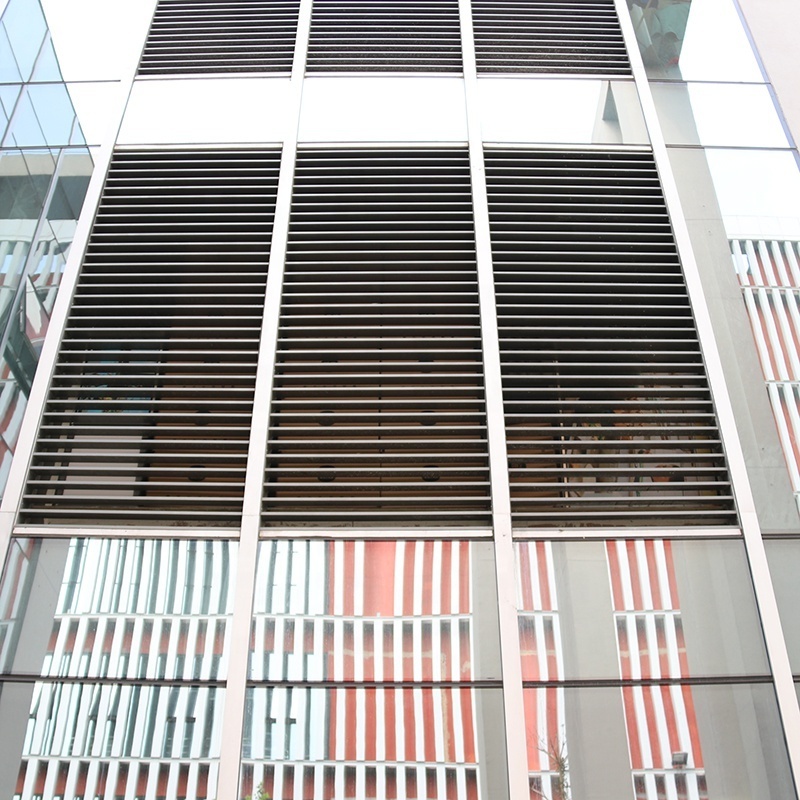 Metal Facade Decorative Sun Shade Panel Aluminum Louver