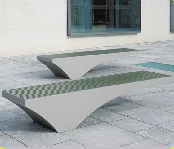 Park Customized round Tree Bench Stainless Steel Outdoor Seating Bench for Exterior Use