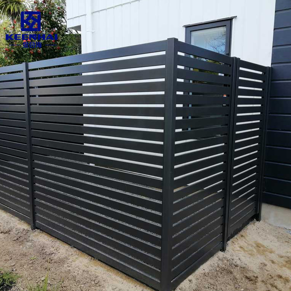 Customized Aluminum Fencing Trellis Slat Powder Coated Eco-Friendly Fence with No WPC Material for Outdoor Garden Space