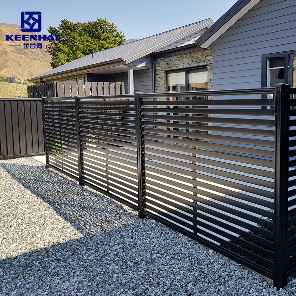 Customized Aluminum Fencing Trellis Slat Powder Coated Eco-Friendly Fence with No WPC Material for Outdoor Garden Space