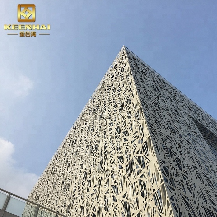 Laser Cut Panels Ventilated facade decorative aluminum panels exterior metal facad