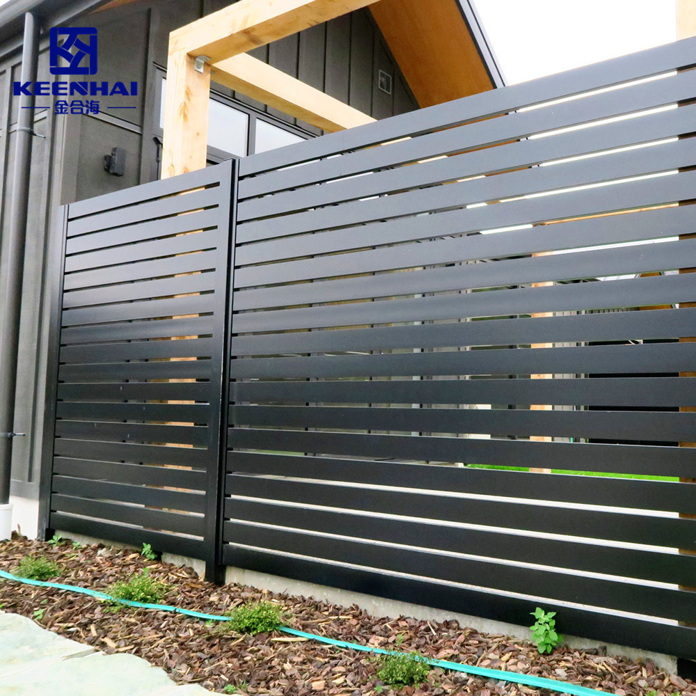 Customized Aluminum Fencing Trellis Slat Powder Coated Eco-Friendly Fence with No WPC Material for Outdoor Garden Space