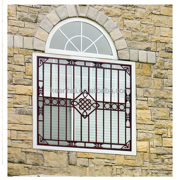 Keenhai OEM Custom Modern French House Window Grill Industrial Design with Folding Screen Feature Decorative Fabrication Image