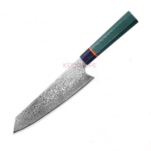 High Quality Handmade 67 Layers Damascus Steel VG10 Core 8 inch Kiritsuke Knife Hot Sale Damascus Kitchen Chef Knife