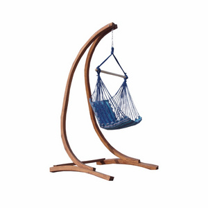 Hanging Chair Indoor Wicker Wooden Porch Swing With Stand