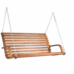 Canopy Wood Metal Outdoor Swings For Adults