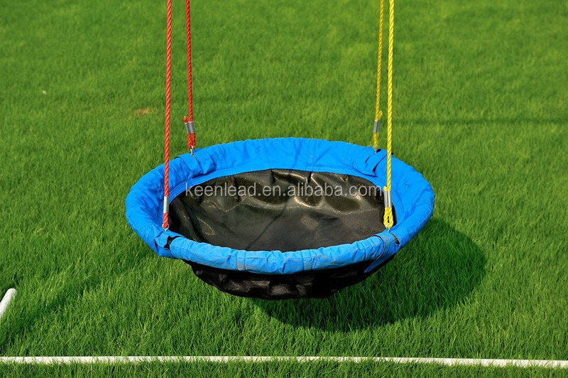 Children's swing seat Suspended Hanging Egg Chair round spider web platform children swings round