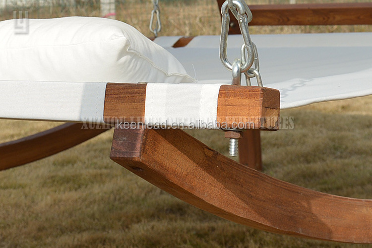 leisure ways outdoor outdoor frame hammock bed free standing hammock bed with wooden stand