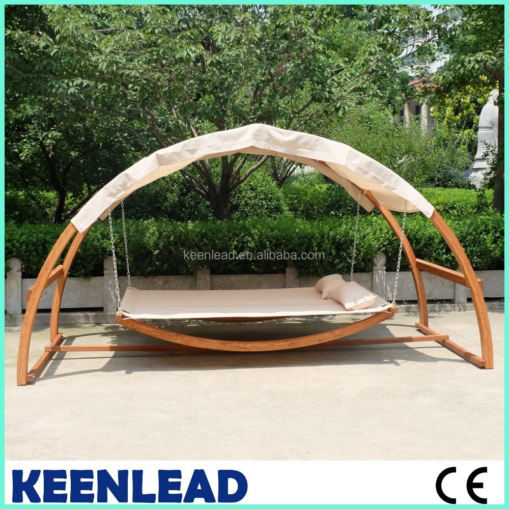 leisure ways outdoor outdoor frame hammock bed free standing hammock bed with wooden stand