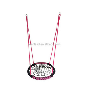 Outdoor round spider web chair hammock children net swing