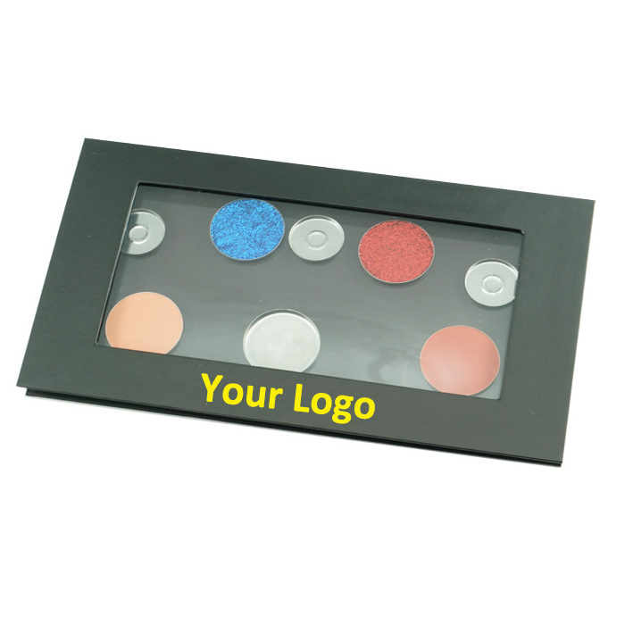 Wholesale matte empty magnetic eyeshadow palette bulk com-pact case