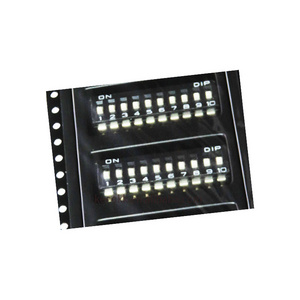 DIP SMD package foot internally posted dial code switch 10-bit key DM-10-V  DM-10-V-T/R