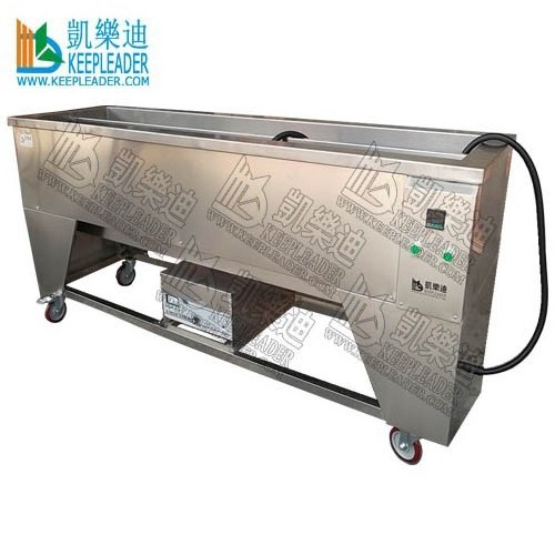 Curtain Blade Roller Shutter Washing Ultrasonic Blind Cleaner of Dust Window Drape Dual Tank Ultrasound Cleaning Rinsing Machine