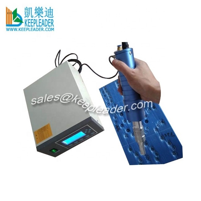 Handheld Plastic Spot Welder Gun Ultrasonic Welding Machine of 500w_28khz PP_PETG_ABS  Bonding Cold Pressure Soldering Equipment