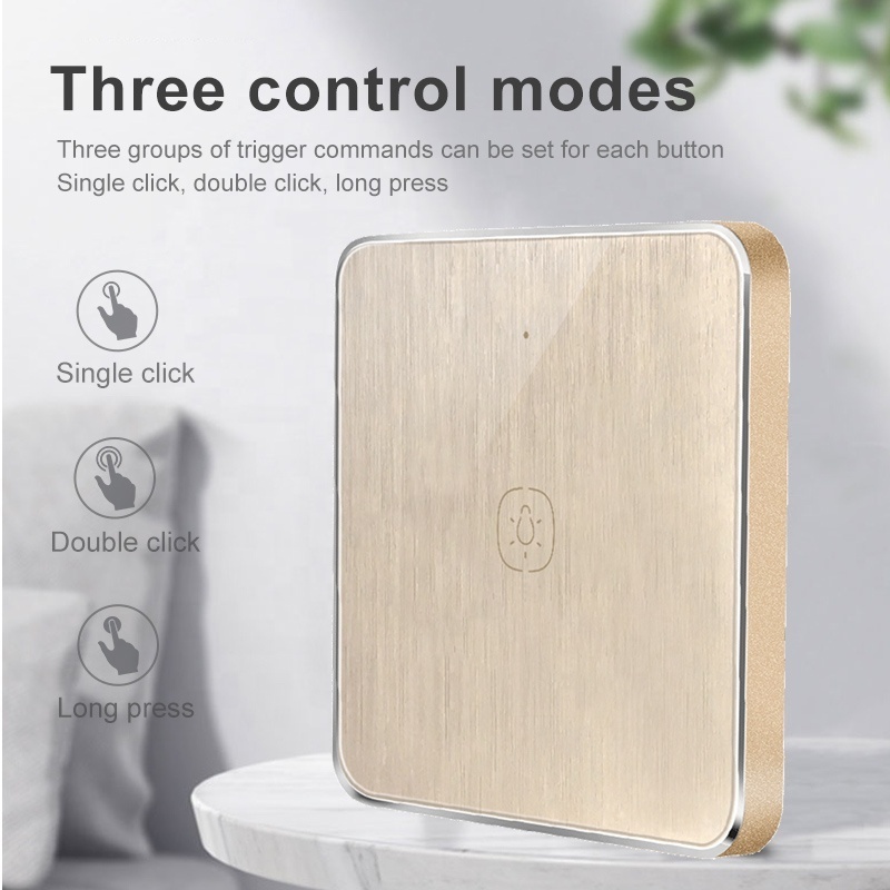 wireless switch light Tuya smart life app1gang zigbee scene switch remote control panel battery scene switch