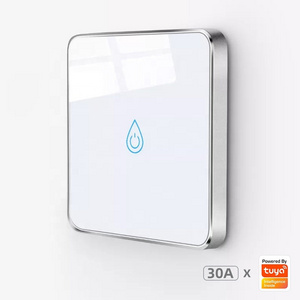 30a High power Wall switch tuya smart 4400W Tempered Glass Panel   Switch Water Heater Switch zigbee3.0