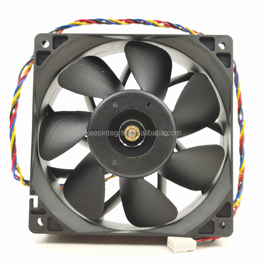 High Quality 12038 6000RPM 12V 2.7A 4Pin 12cm Axial Flow Cooling Fan QFR1212GHE for computer