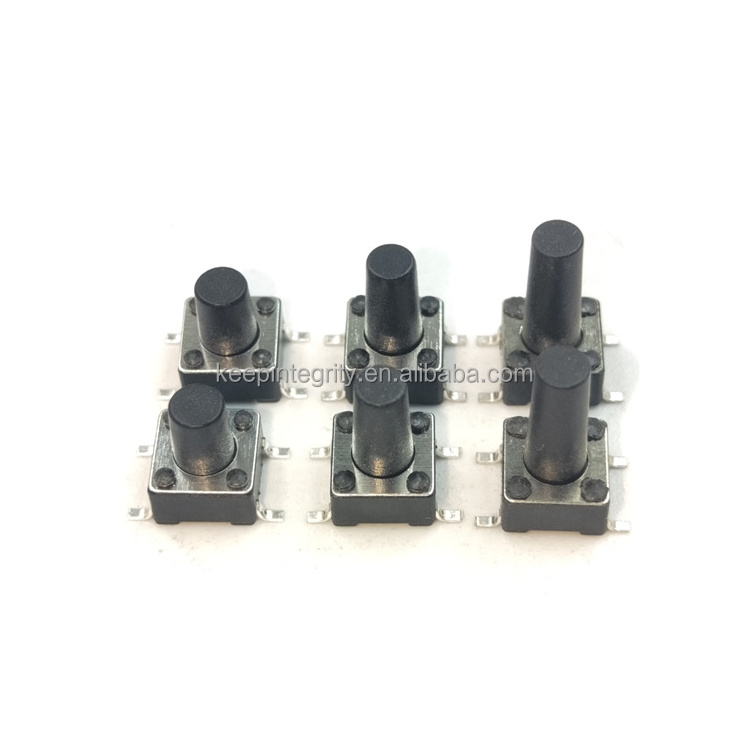 100pcs/lot 6*6*4.3/5/6/7/8/9/10/11/12/13mm 10pcs each Micros Push Button Switch SMD PCB 4Pin 6X6 Tactile Switch