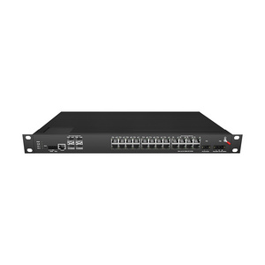 4*10G SFP Uplink Port Manageable Industrial Network Fiber Switches with 24 Gigabit RJ45 port