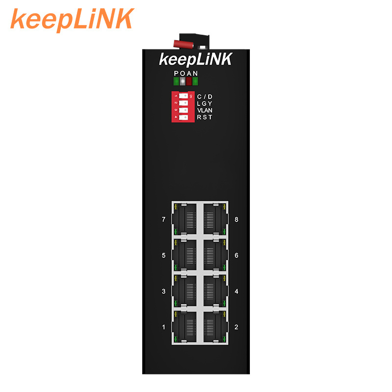 Oem unmanaged gigabit network switch industrial ethernet switches 8 ports 10/100/1000m rj45 switch network with poe