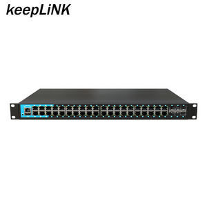 10Gbps 48-ports L2/L3 management network PoE Ethernet switch 4 10G SFP with 48 10 100 1000M Ethernet port for CCTV security