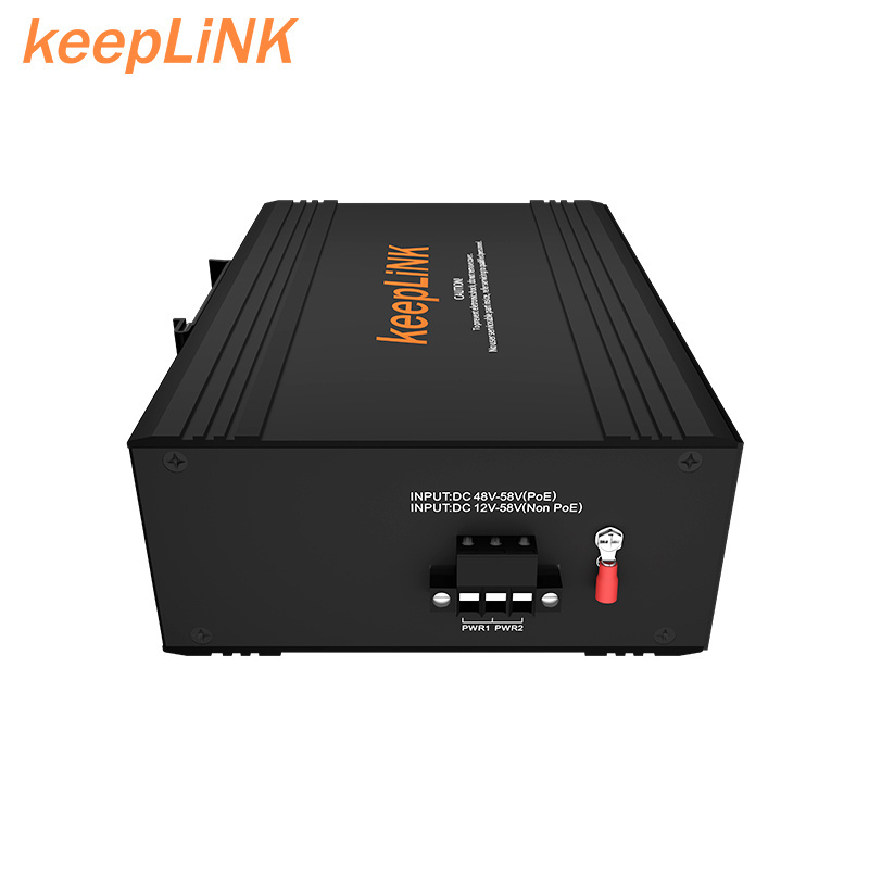 keepLiNK Gigabit 5 Port 100 1000Mbps OEM PoE Switch for Outdoor Use CCTV system IP camera