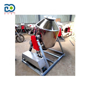 Stainless steel powder drum mixer for plastic herbal powder W cone blender drum mixer on sale