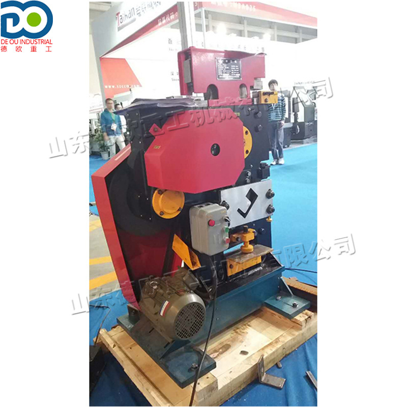 High end punching shearing machine hydraulic ironworker machine for channel steel angle cutting punching and shearing machine