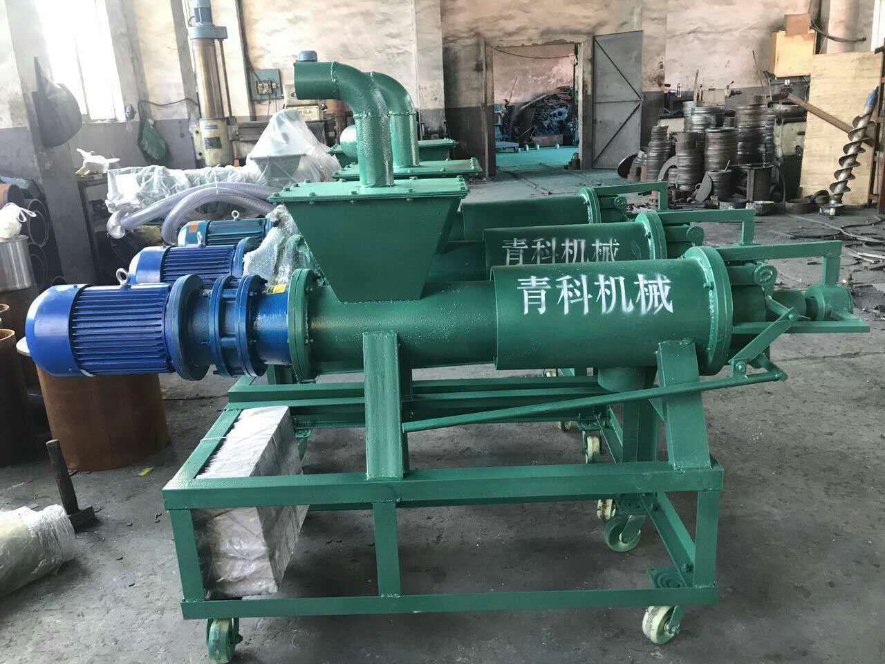 animal manure dehydrator chicken dung dewatering organic fertilizer making machine chicken dung  cow manure dewatering machine