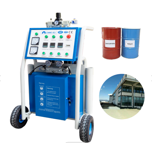 PU polyurethane foam spray insulation machine with spay gun DO-CNMC-E3 model