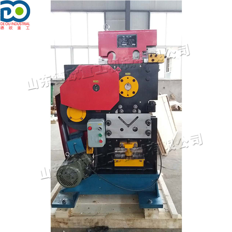 High end punching shearing machine hydraulic ironworker machine for channel steel angle cutting punching and shearing machine